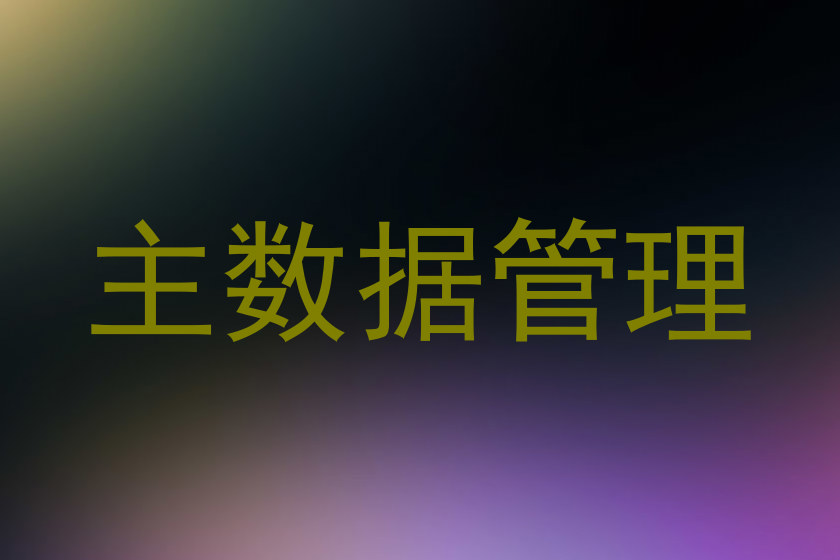 主数据管理