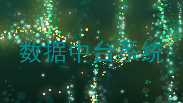 数据中台系统