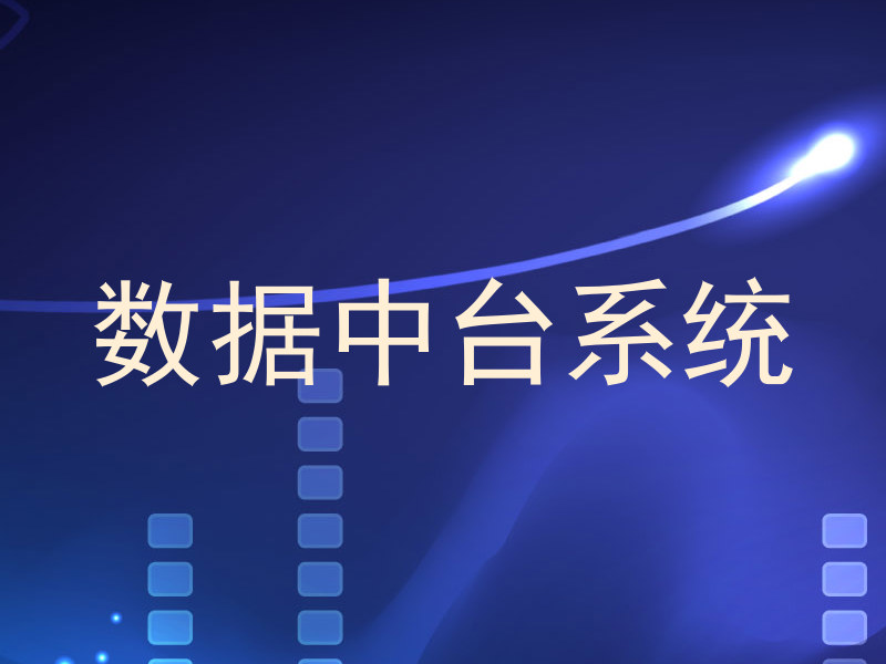 数据中台系统