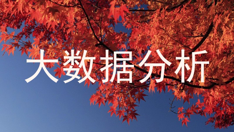 大数据分析