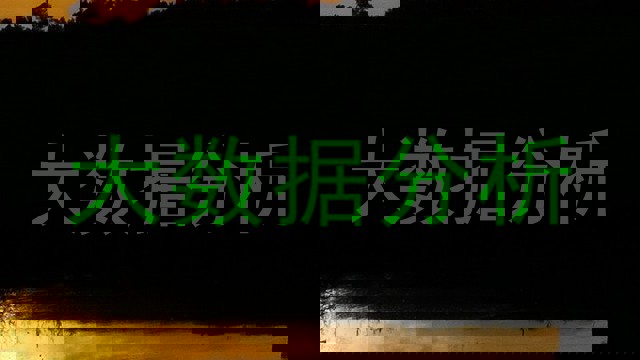 大数据分析