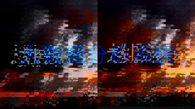 大数据分析系统