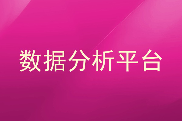 数据分析平台