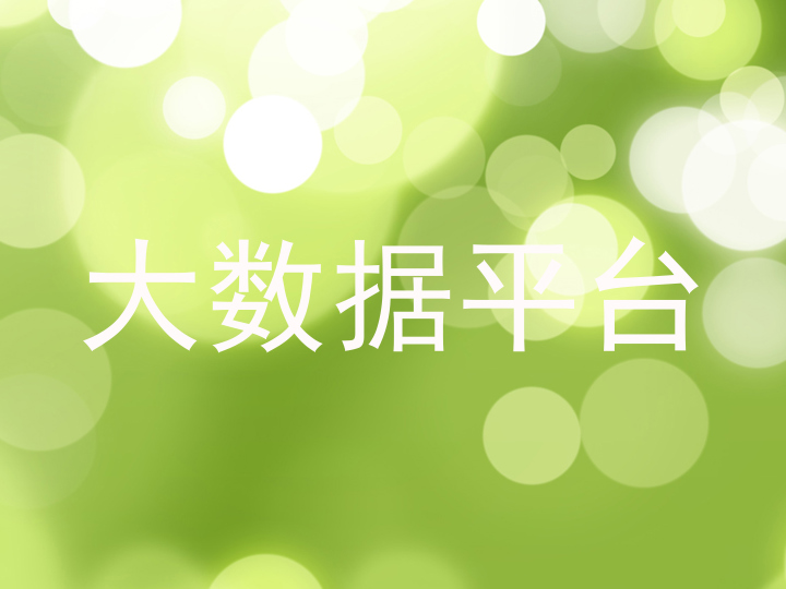 大数据平台