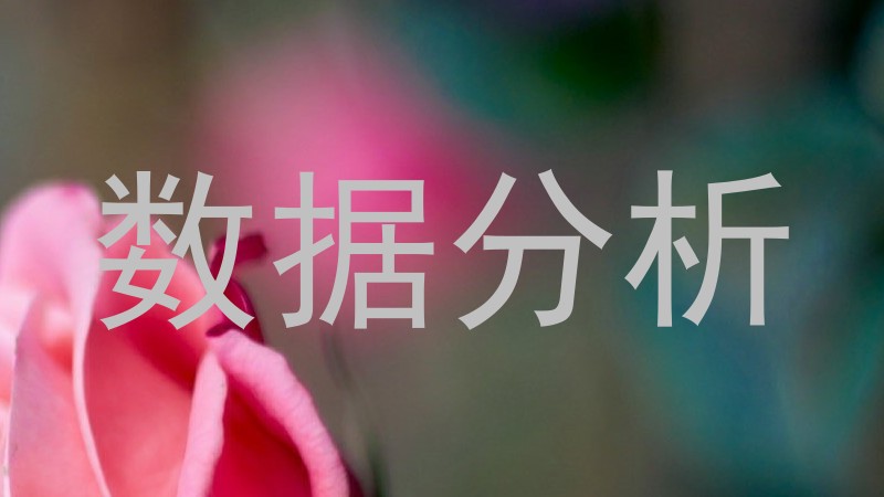 数据分析