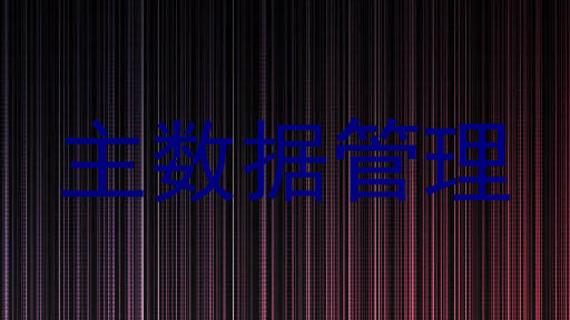 主数据管理