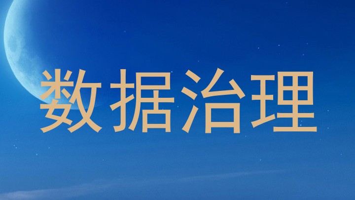 数据治理
