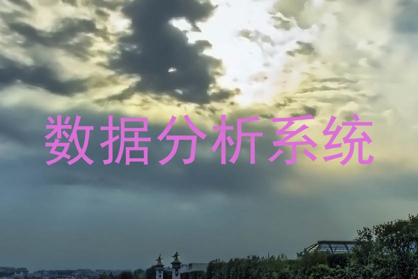 数据分析系统
