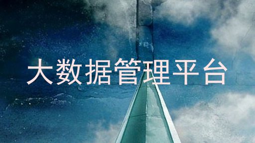 大数据管理平台