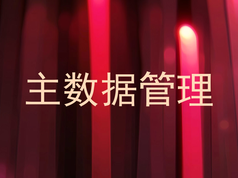 主数据管理
