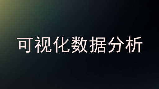 可视化数据分析