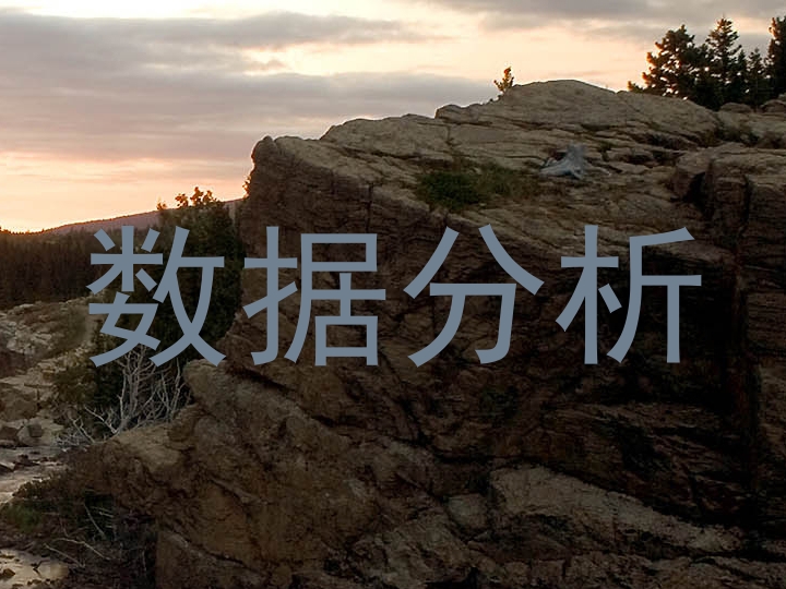 数据分析