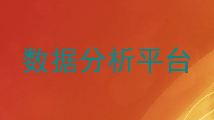 数据分析平台