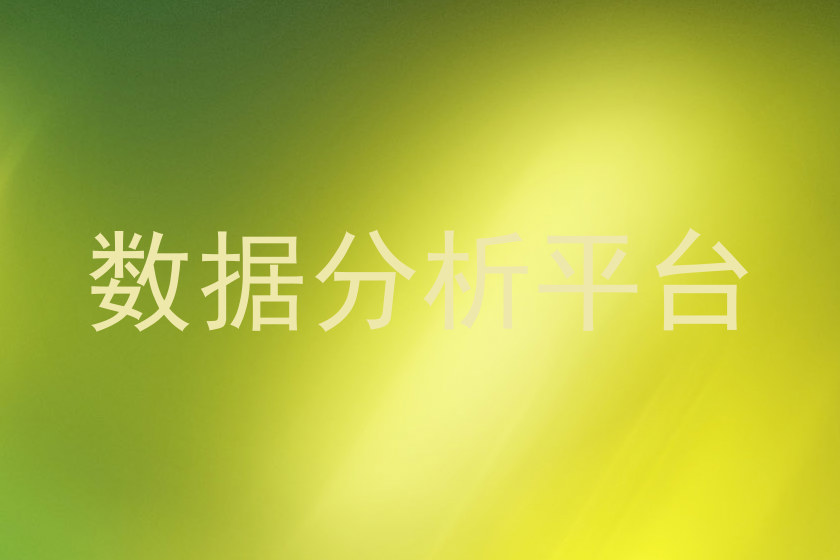 数据分析平台