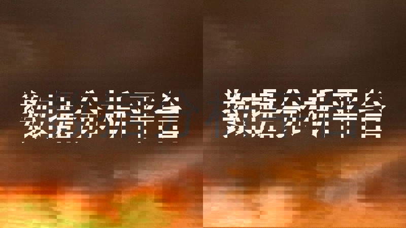 数据分析平台