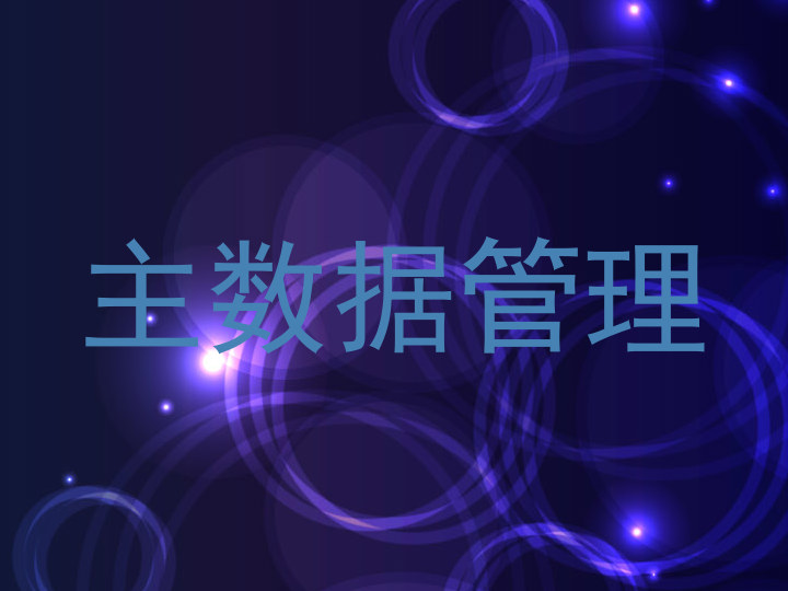 主数据管理