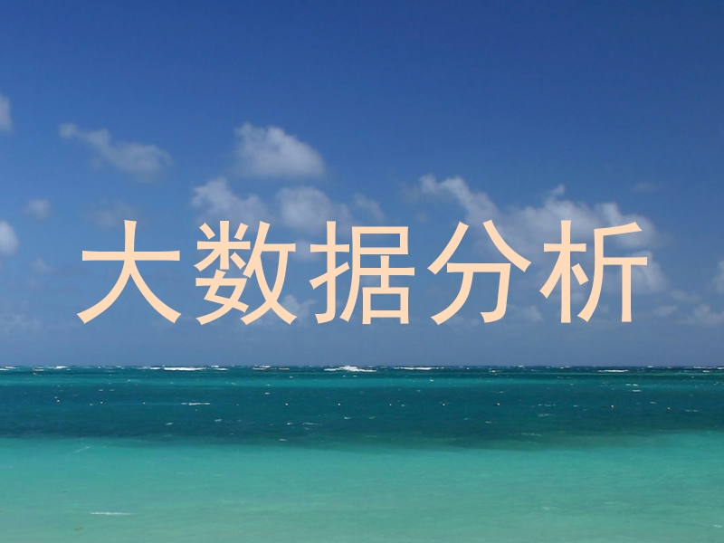 大数据分析