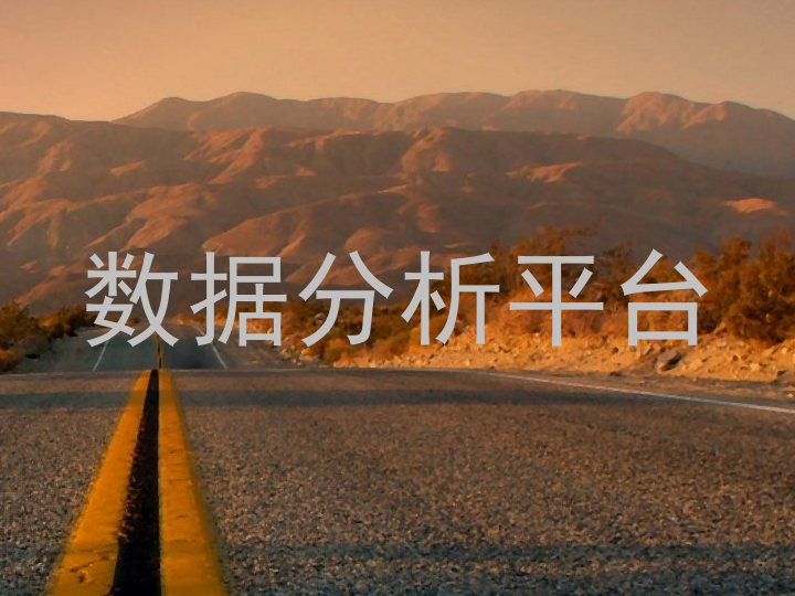 数据分析平台