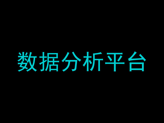 数据分析平台