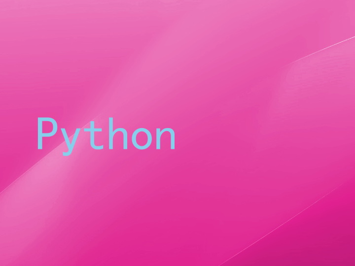 Python