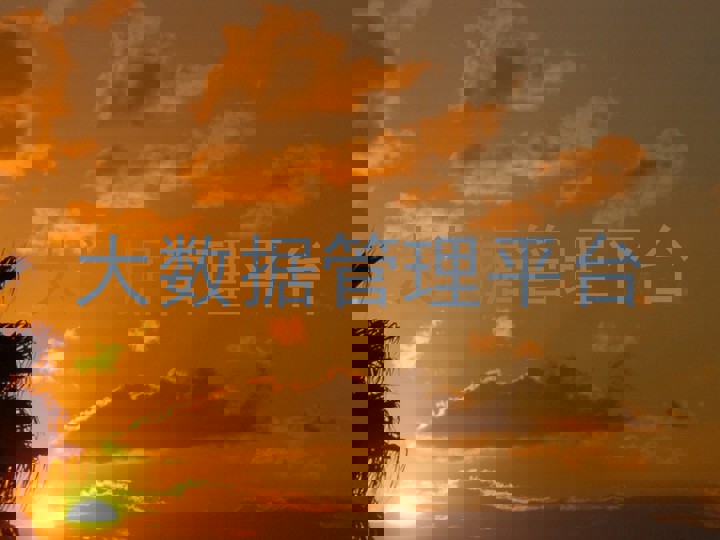 大数据管理平台