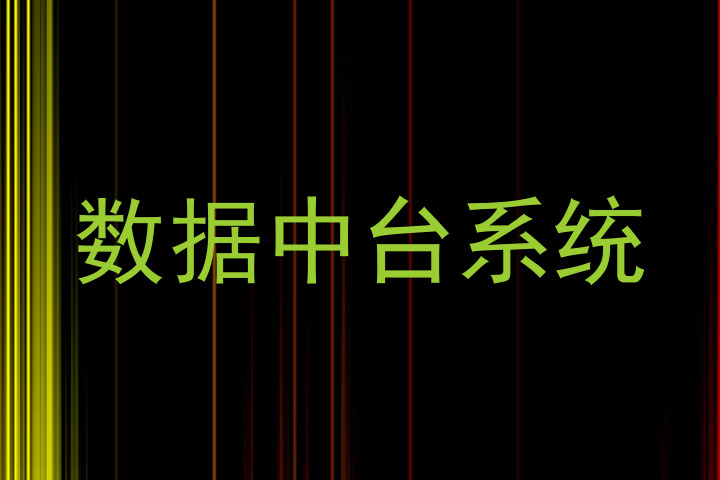 数据中台系统