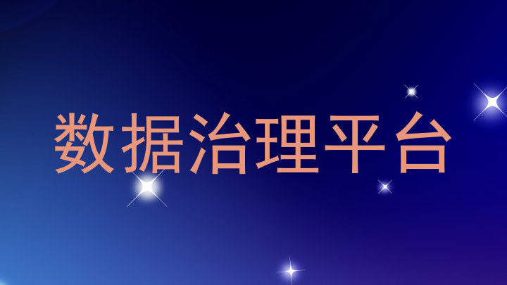 数据治理平台