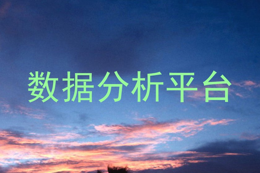 数据分析平台