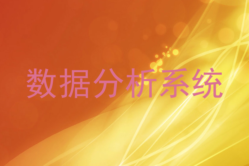 数据分析系统