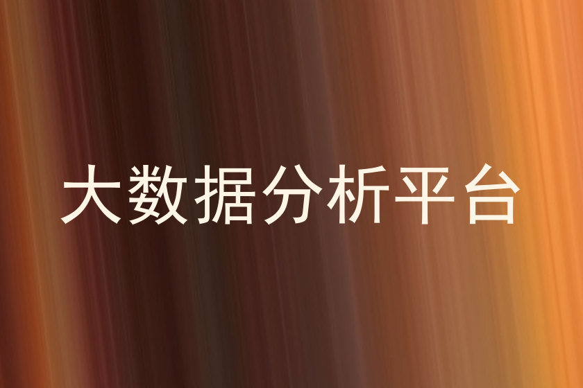 大数据分析平台