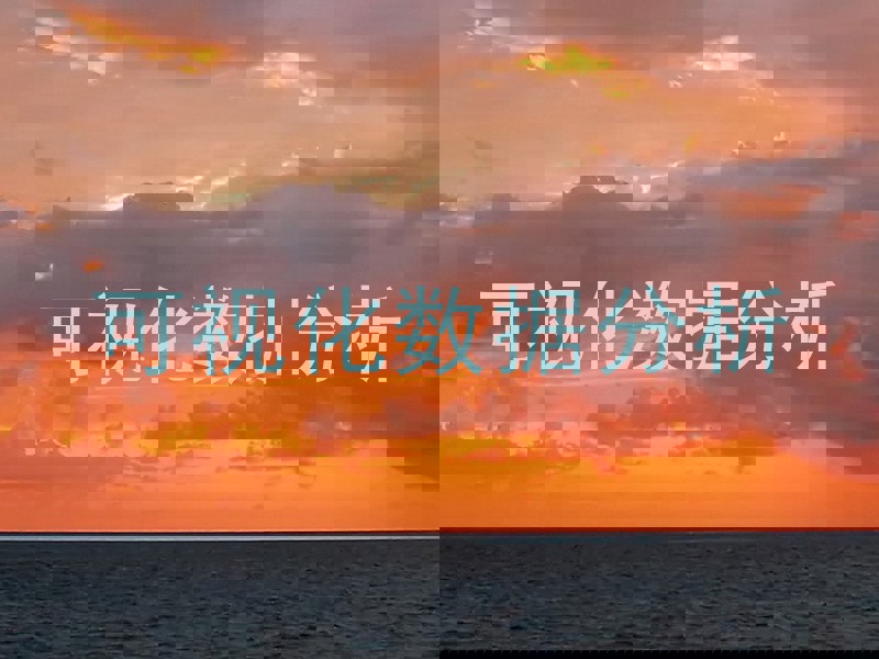 可视化数据分析