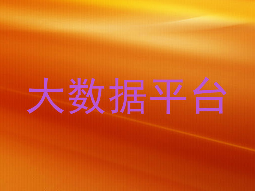 大数据平台