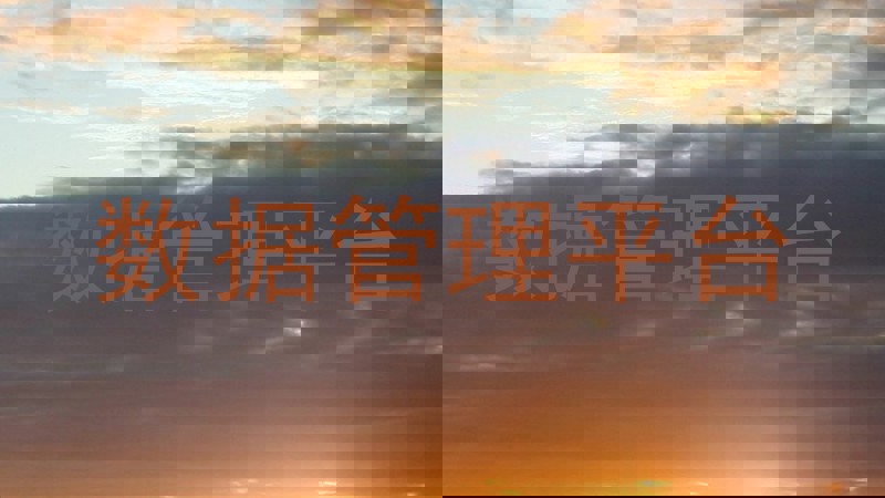 数据管理平台