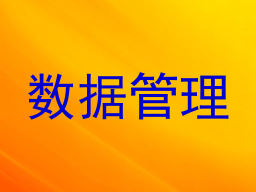 数据管理