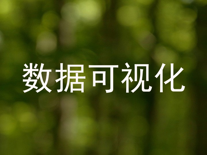 数据可视化