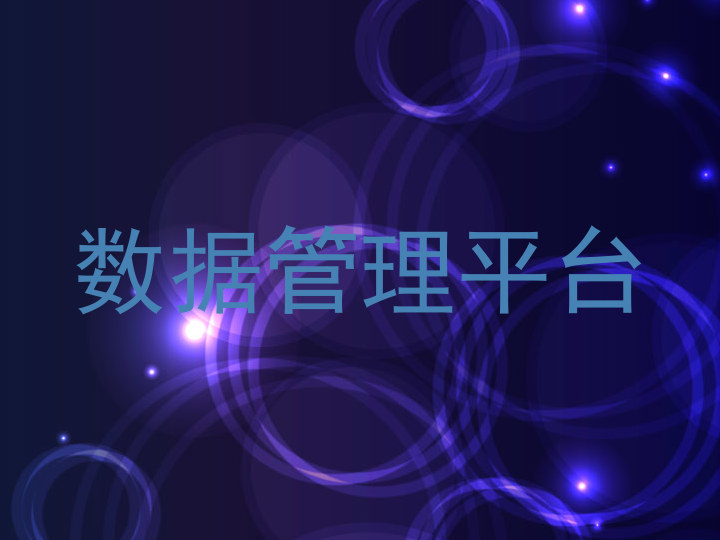 数据管理平台