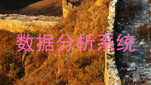 数据分析系统