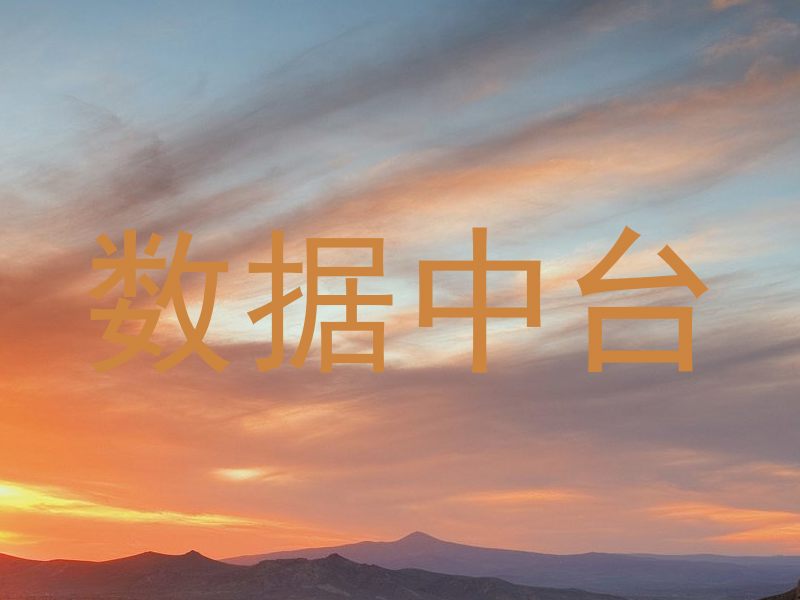 数据中台