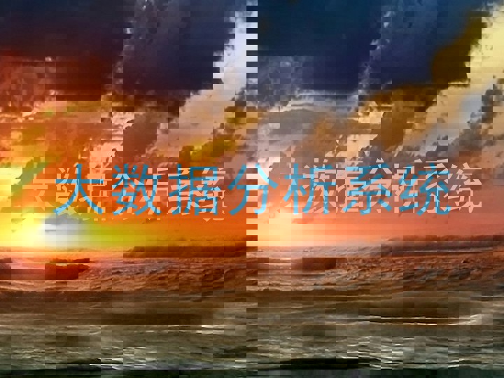 大数据分析系统