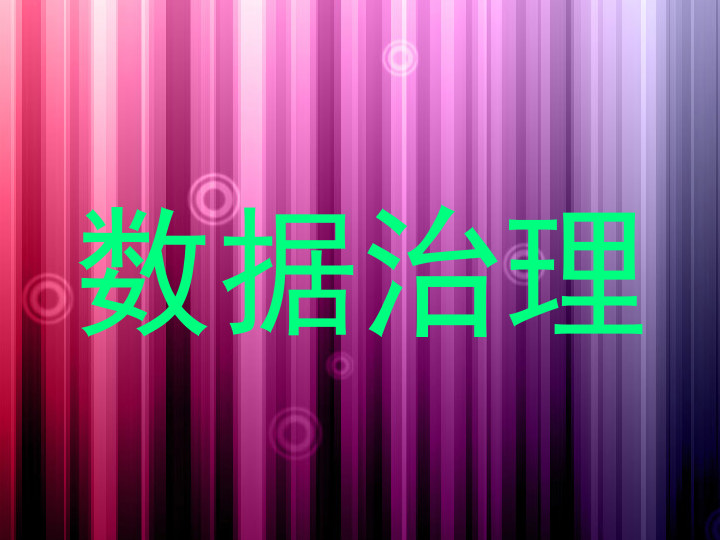 数据治理