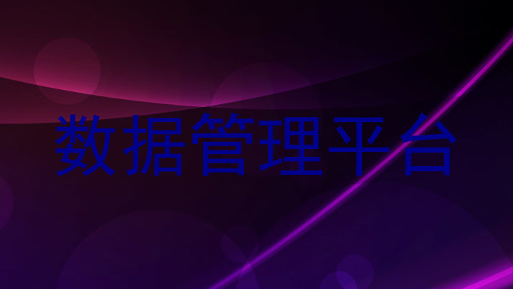 数据管理平台