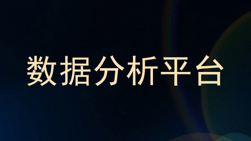 数据分析平台