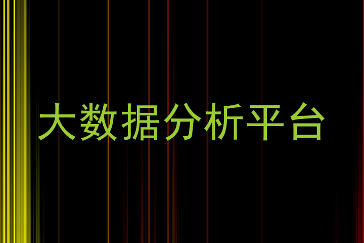 大数据分析平台