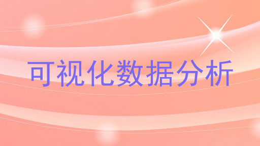 可视化数据分析