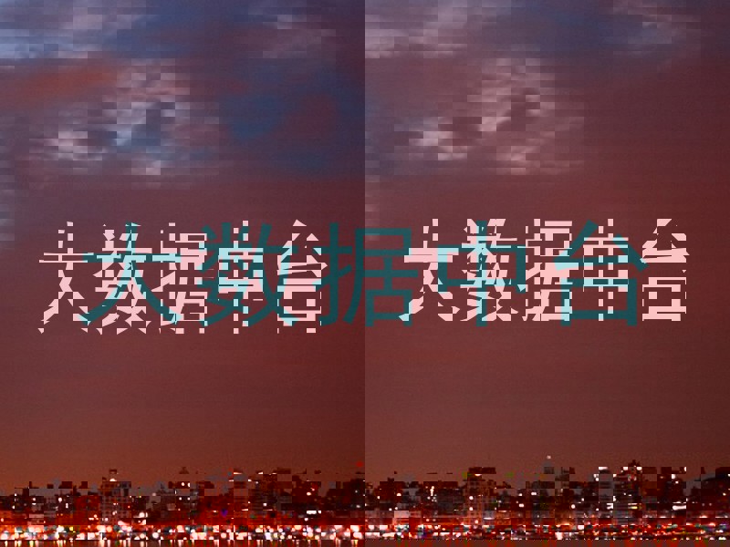 大数据中台