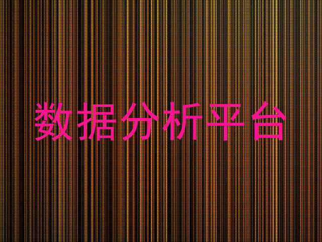 数据分析平台