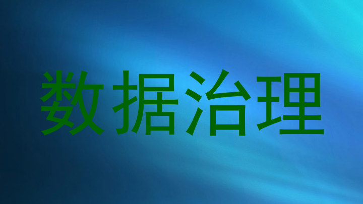 数据治理