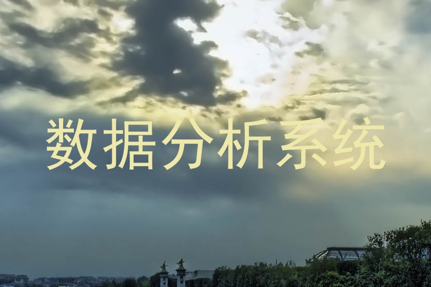 数据分析系统