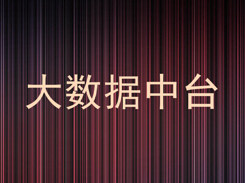 大数据中台