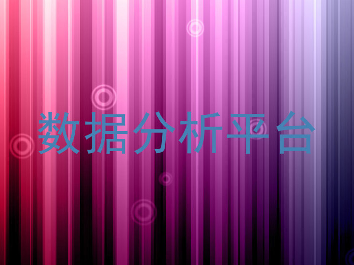 数据分析平台